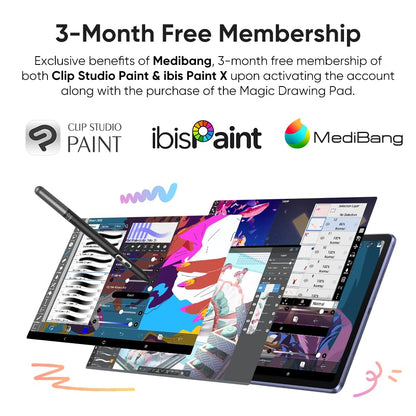 XPPen Magic Drawing Pad Standalone 12.2-Inch Drawing Tablet