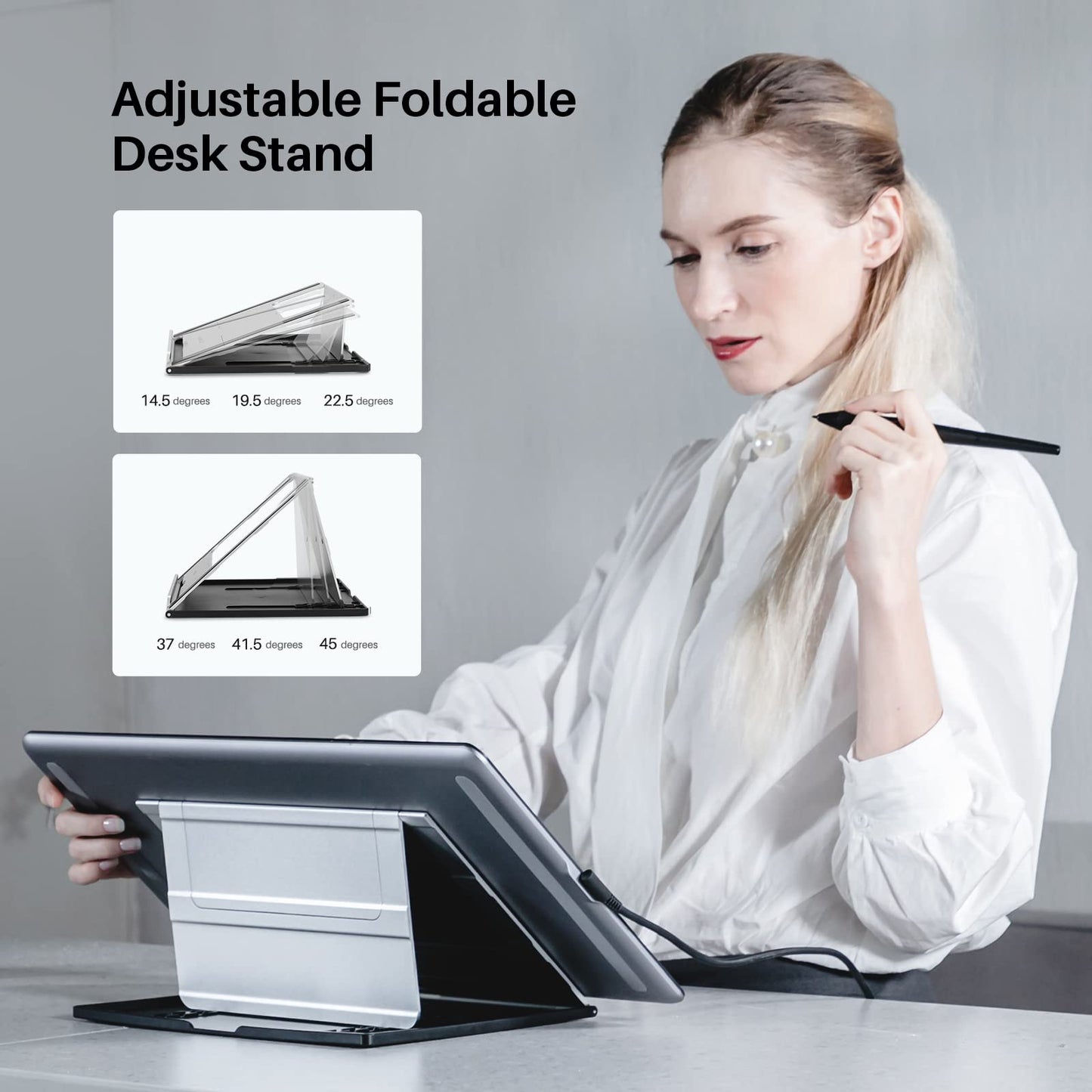 HUION Kamvas Pro 16 Anti-Glare Graphics Drawing Tablet Display