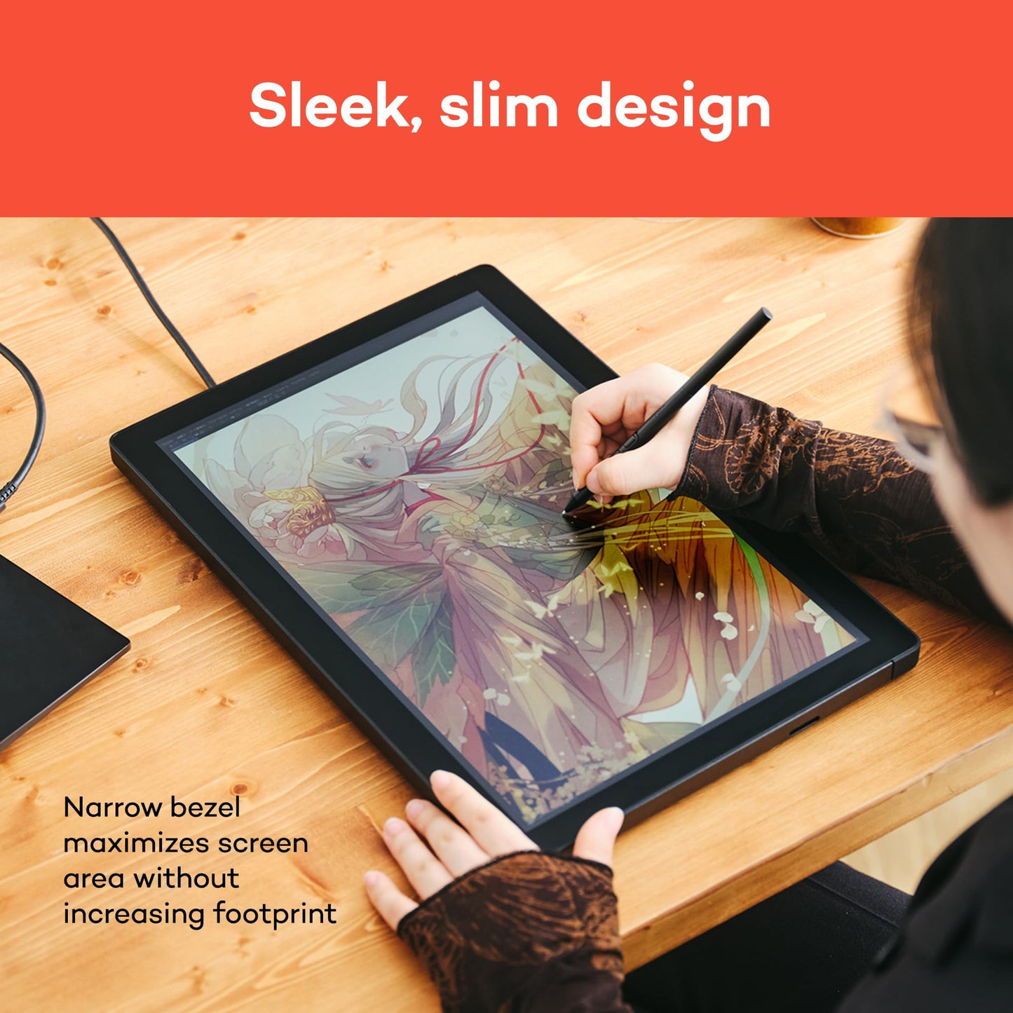 Wacom Cintiq 16 Professional Drawing Tablet with Pro Pen 3