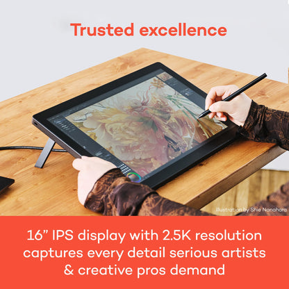Wacom Cintiq 16 Professional Drawing Tablet with Pro Pen 3