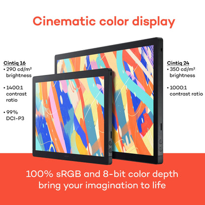 Wacom Cintiq 16 Professional Drawing Tablet with Pro Pen 3